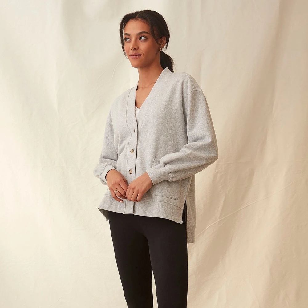 NWOT Grey State Betty Cardigan in Classic Grey Heather
